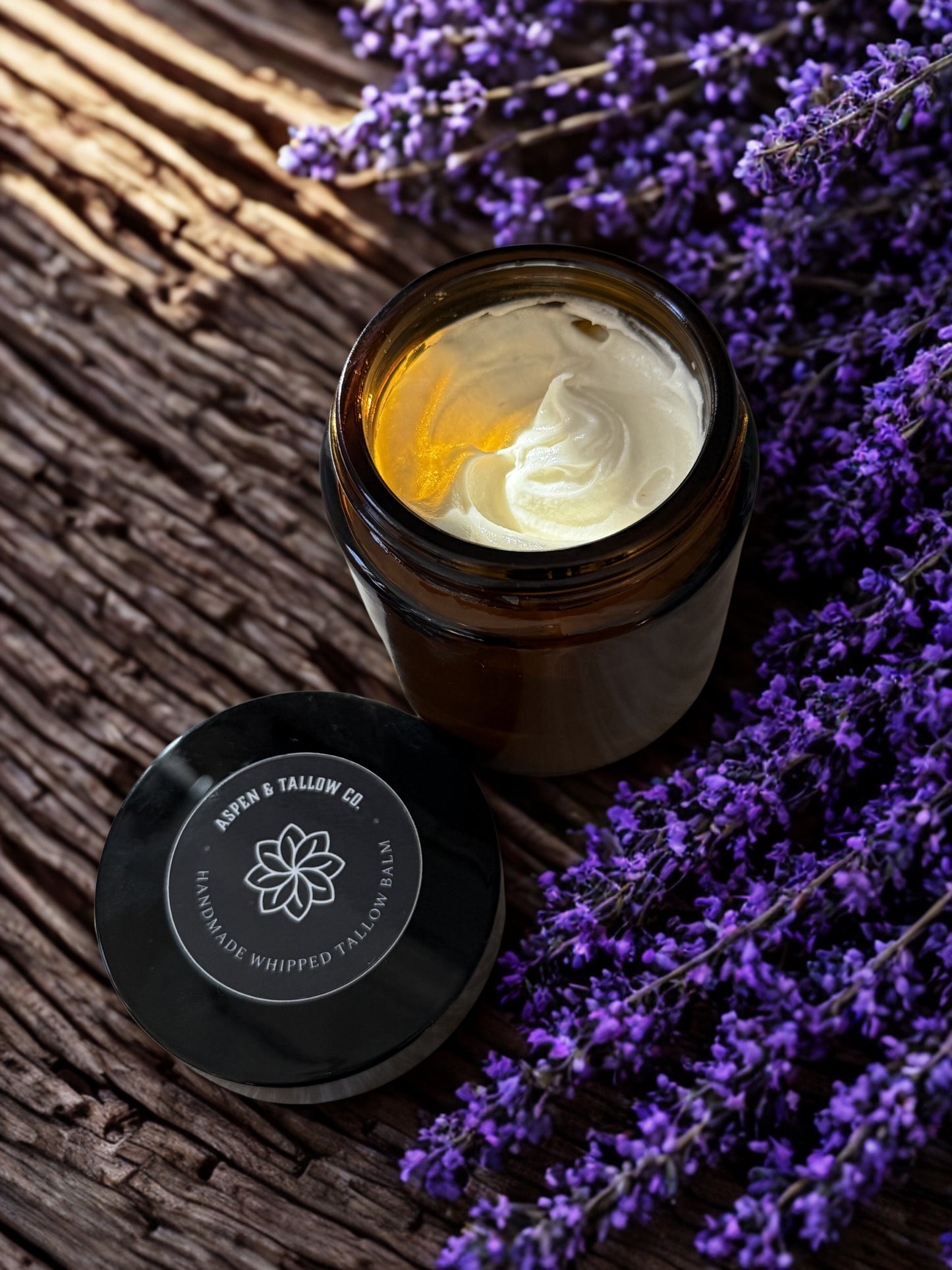 4 oz Jar Whipped Tallow Scented Lavender