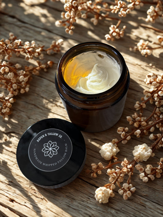 4oz Jar Whipped Tallow Scented Frankincense